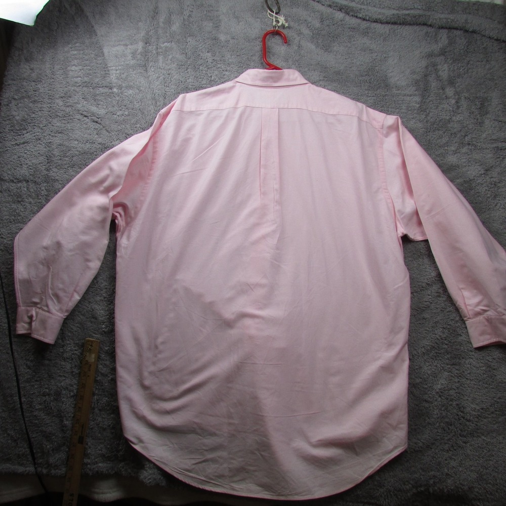Ralph Lauren Yarmouth Shirt Mens Extra Large Pink 100% Cotton Oxford Pony Logo - Picture 2 of 6
